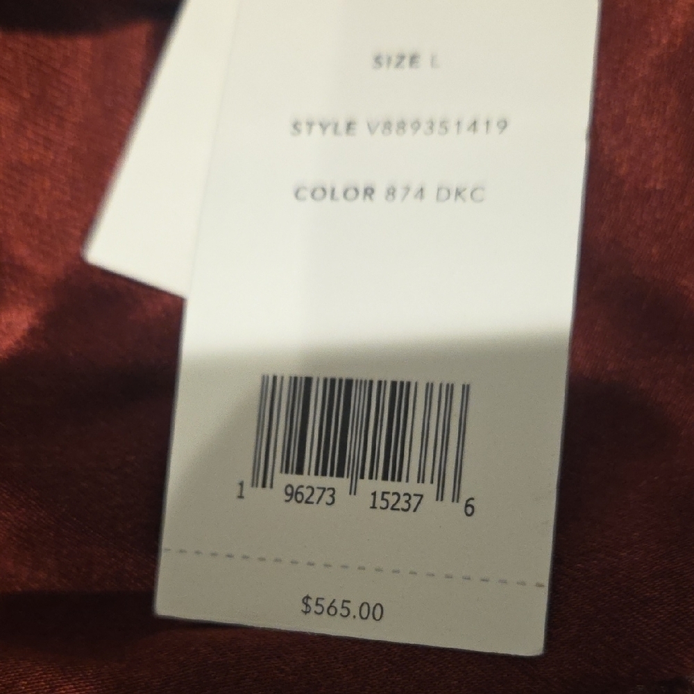 Vince Burgundy Floral Maxi Dress - Picture 10 of 16